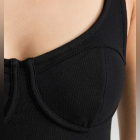 Black "Z Supply" Bustier Tank - Picture 3 of 8